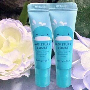 2 x TONYMOLY Moisture Boost Hydrating Serum Cooling Marine Concentrate *NEW